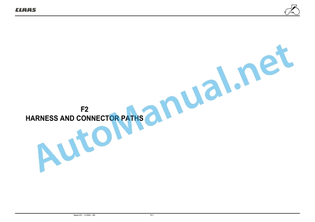 Claas Nectis Ve 237 227 217 2+4Wd (T14) Tractors Repair Manual EN 27 Claas Nectis Ve 237 227 217 2+4Wd (T14) Tractors Repair Manual EN - Image 27