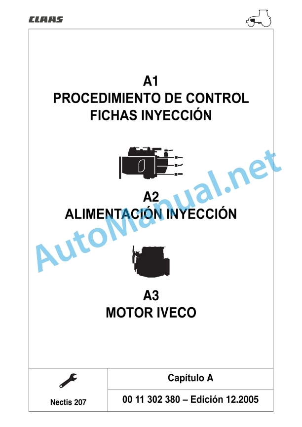 Claas Nectis Ve 237 227 217 2+4Wd (T14) Tractors Repair Manual ES 15 Claas Nectis Ve 237 227 217 2+4Wd (T14) Tractors Repair Manual ES - Image 15