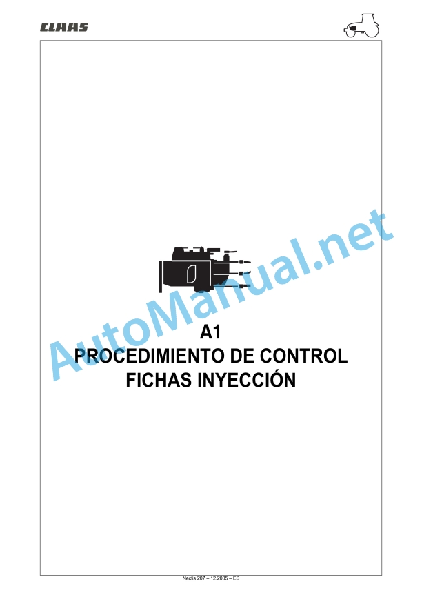Claas Nectis Ve 237 227 217 2+4Wd (T14) Tractors Repair Manual ES 19 Claas Nectis Ve 237 227 217 2+4Wd (T14) Tractors Repair Manual ES - Image 19