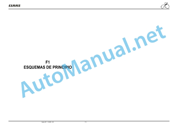 Claas Nectis Ve 237 227 217 2+4Wd (T14) Tractors Repair Manual ES 27 Claas Nectis Ve 237 227 217 2+4Wd (T14) Tractors Repair Manual ES - Image 27