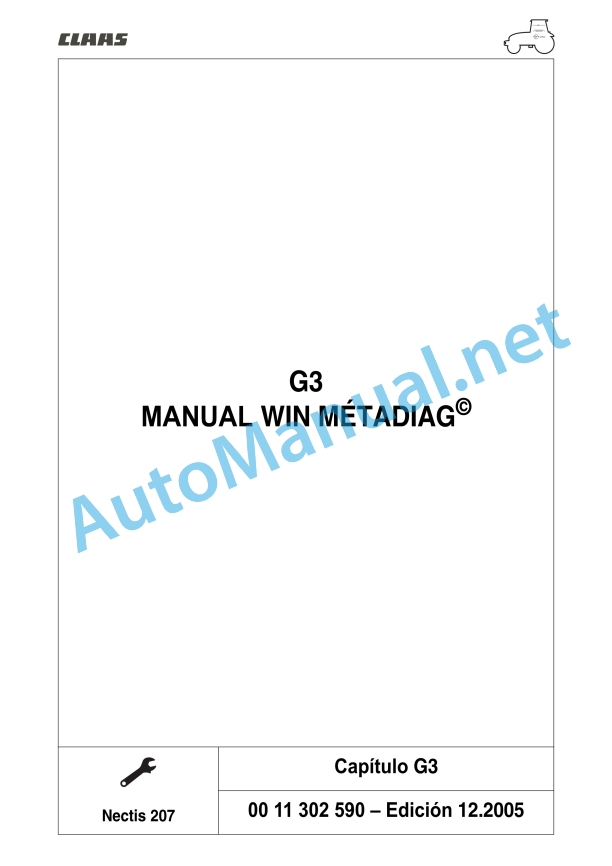 Claas Nectis Vl 267 257 237 227 217 2 (T15) Tractors Repair Manual ES 9 Claas Nectis Vl 267 257 237 227 217 2 (T15) Tractors Repair Manual ES - Image 9