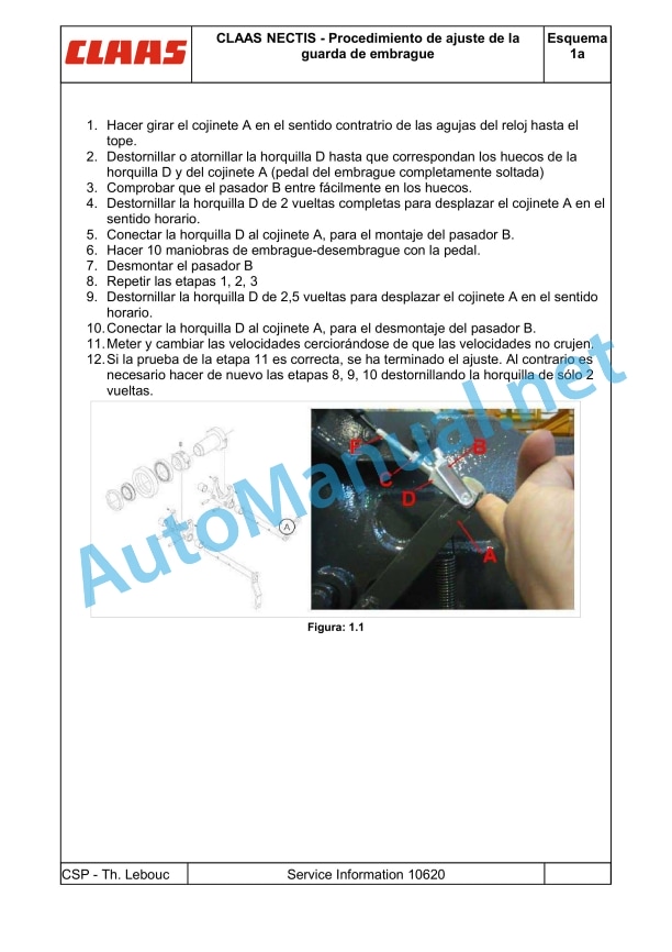 Claas Nexos 230-220 Fb (A29) Tractors Repair Manual ES 3 Claas Nexos 230-220 Fb (A29) Tractors Repair Manual ES - Image 3
