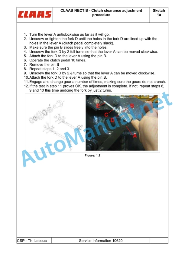 Claas Nexos Vl 240-210 (A26) Tractors Repair Manual EN 2 Claas Nexos Vl 240-210 (A26) Tractors Repair Manual EN - Image 2