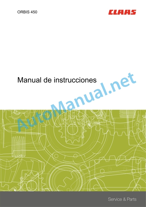 Claas Orbis 450 (657) Forage Harvesters Operator Manual ES 2 Claas Orbis 450 (657) Forage Harvesters Operator Manual ES - Image 2