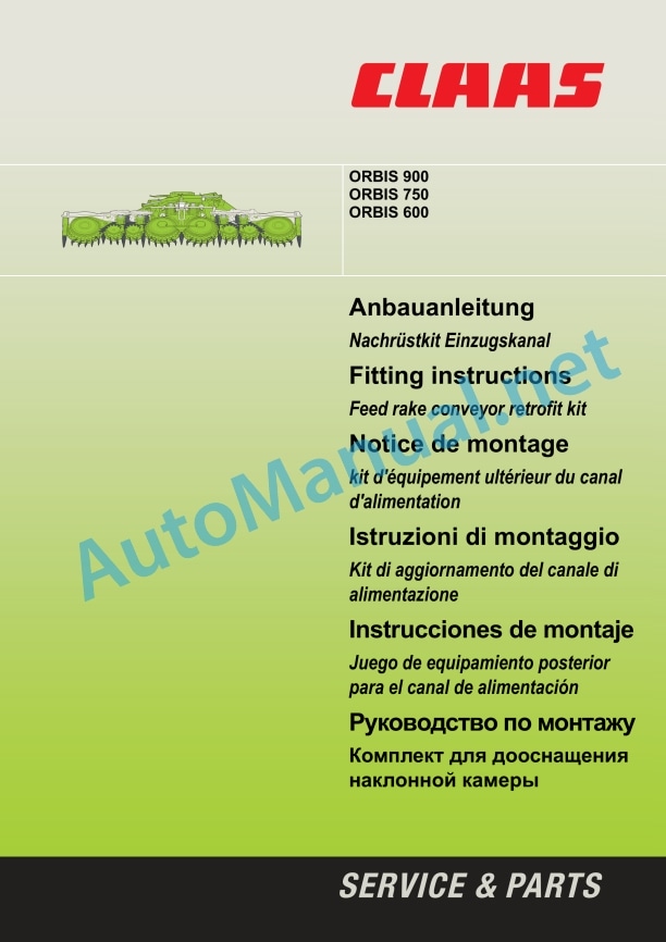 Claas Orbis 900 (992) Forage Harvesters Assembly Instruction EN 26 Claas Orbis 900 (992) Forage Harvesters Assembly Instruction EN - Image 26