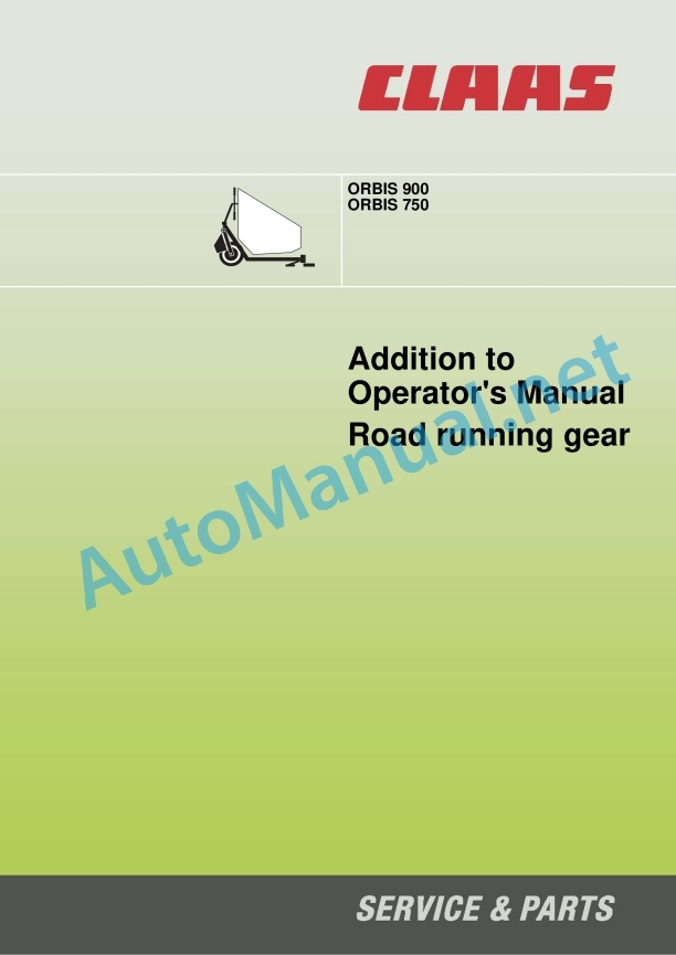 Claas Orbis 900 (992) Forage Harvesters Operator Manual EN 2 Claas Orbis 900 (992) Forage Harvesters Operator Manual EN - Image 2