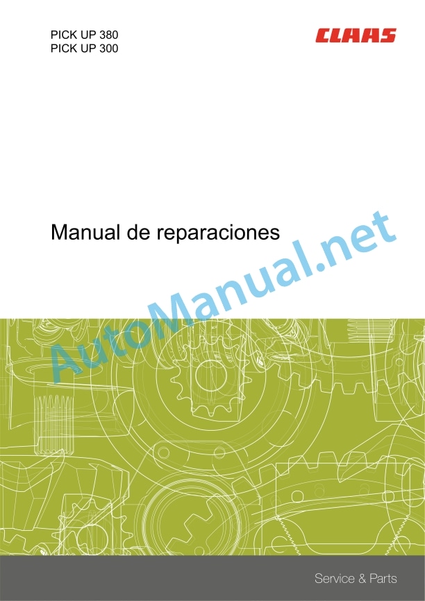 Claas Pick Up 380-300 Profi (I36) Forage Harvesters Repair Manual ES 2 Claas Pick Up 380-300 Profi (I36) Forage Harvesters Repair Manual ES - Image 2