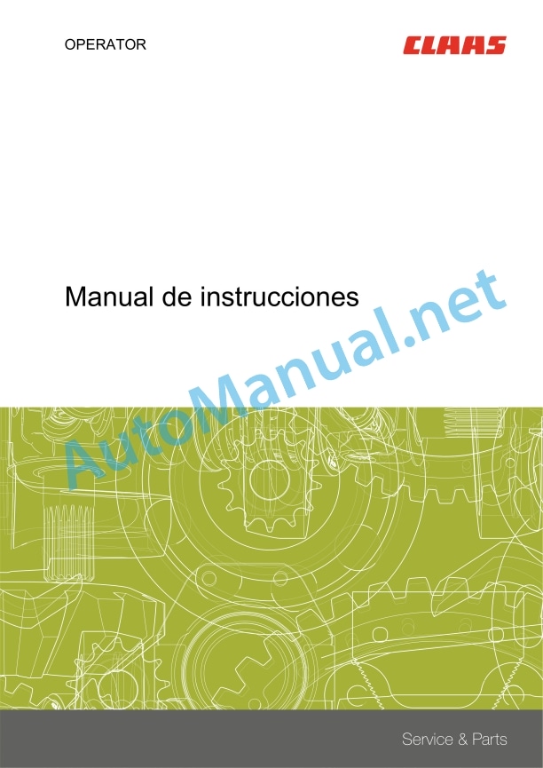 Claas Quadrant 2200 Advantage (756) Baler Operator Manual ES 2 Claas Quadrant 2200 Advantage (756) Baler Operator Manual ES - Image 2