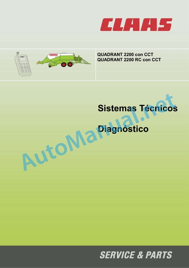 Claas Quadrant 2200 Rc (735) Baler Technical System ES 4 Claas Quadrant 2200 Rc (735) Baler Technical System ES - Image 4