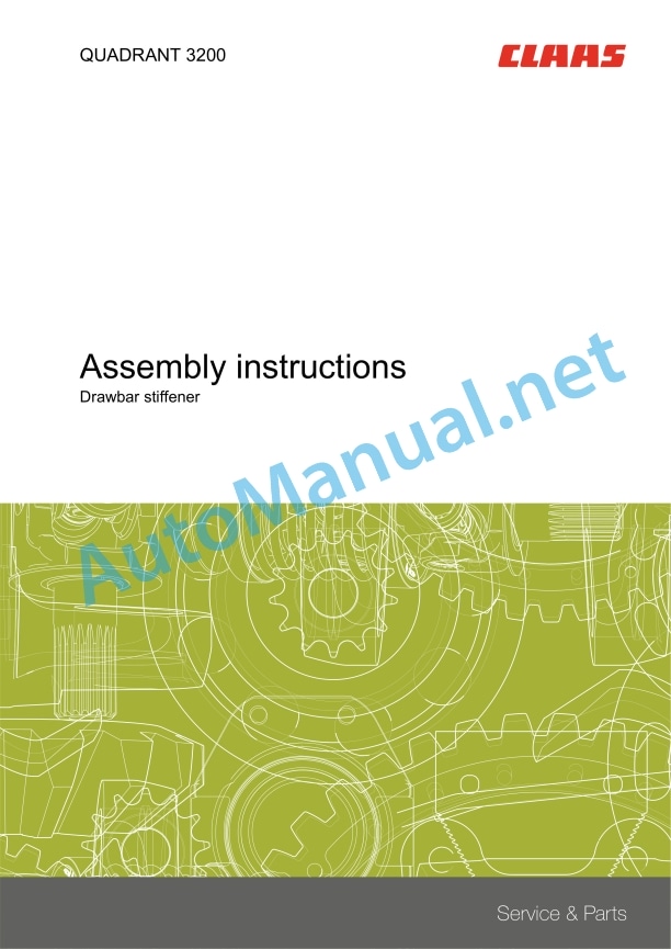 Claas Quadrant 3200 (744) Balers Assembly Instruction EN 5 Claas Quadrant 3200 (744) Balers Assembly Instruction EN - Image 5