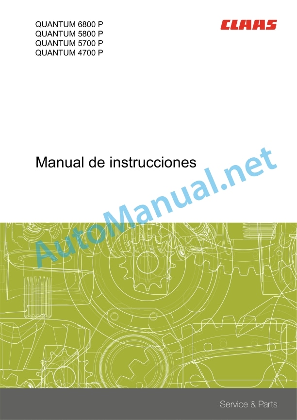 Claas Quantum 6800-4500 Gt P (615) Loader Wagons Operator Manual ES 3 Claas Quantum 6800-4500 Gt P (615) Loader Wagons Operator Manual ES - Image 3