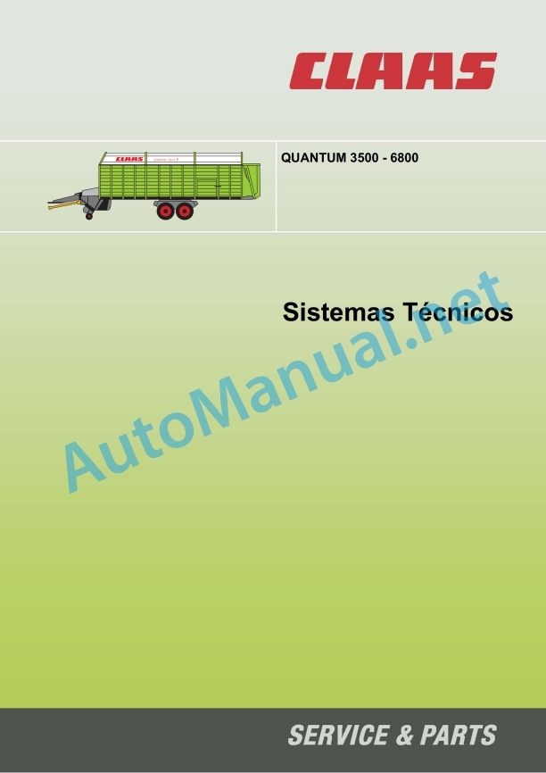 Claas Quantum 6800-4500 Gt P (615) Loader Wagons Technical System ES 3 Claas Quantum 6800-4500 Gt P (615) Loader Wagons Technical System ES - Image 3