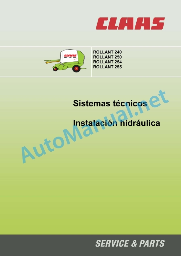 Claas Rollant 250 Rc (725) Baler Technical System ES 2 Claas Rollant 250 Rc (725) Baler Technical System ES - Image 2