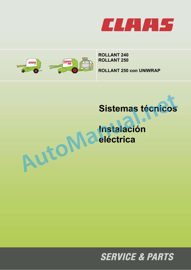 Claas Rollant 250 Rc (725) Baler Technical System ES 3 Claas Rollant 250 Rc (725) Baler Technical System ES - Image 3