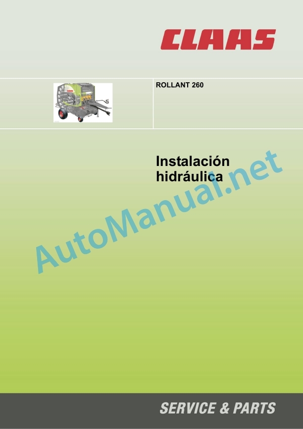 Claas Rollant 260 (765) Baler Technical System ES 2 Claas Rollant 260 (765) Baler Technical System ES - Image 2