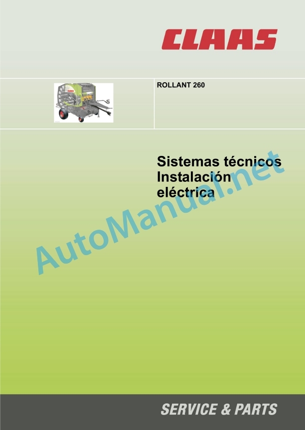 Claas Rollant 260 (765) Baler Technical System ES 3 Claas Rollant 260 (765) Baler Technical System ES - Image 3