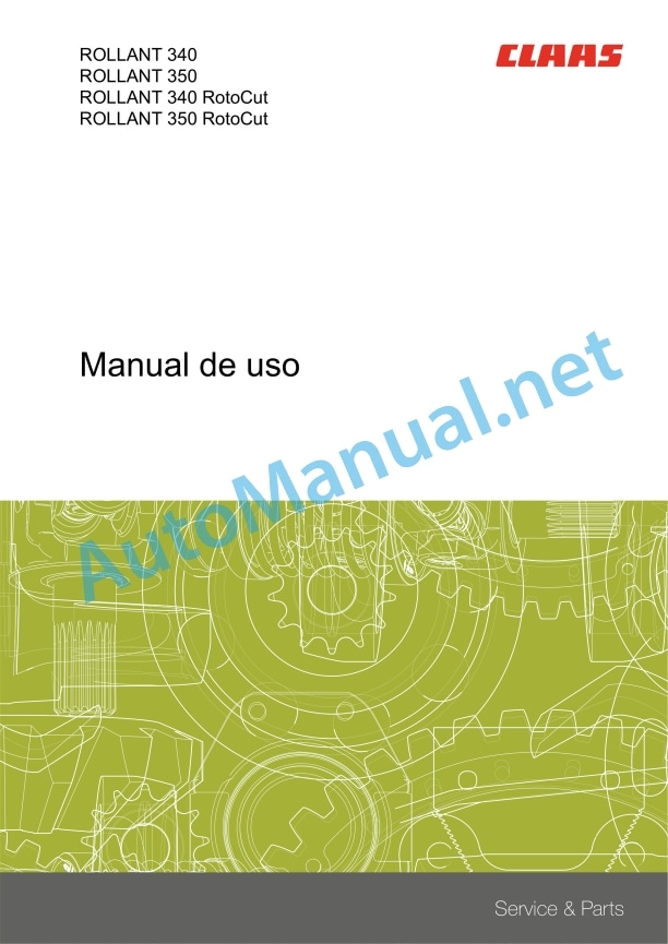 Claas Rollant 350 Rc (762) Baler Operator Manual ES 2 Claas Rollant 350 Rc (762) Baler Operator Manual ES - Image 2
