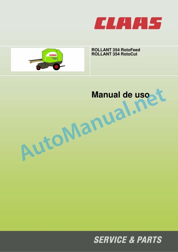 Claas Rollant 375 355 Rc (764) Baler Operator Manual ES 2 Claas Rollant 375 355 Rc (764) Baler Operator Manual ES - Image 2
