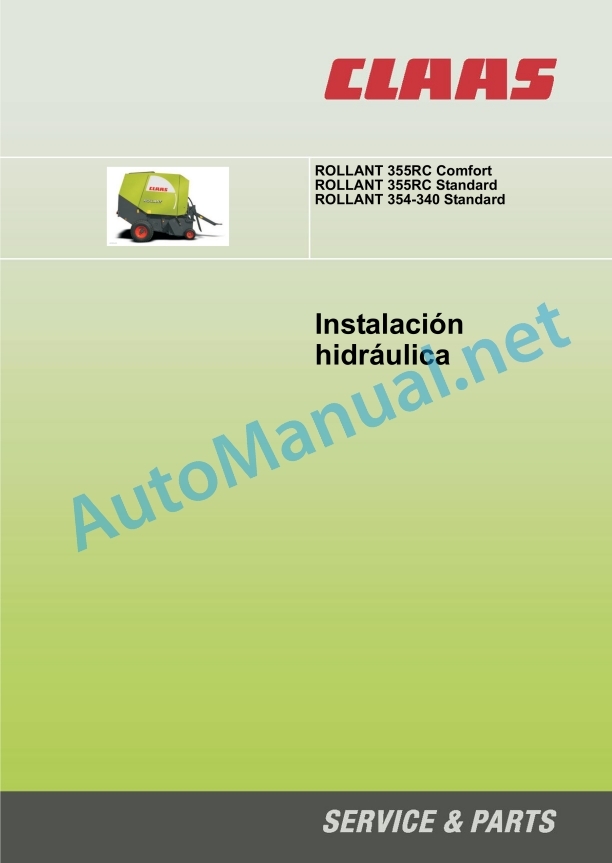 Claas Rollant 375 355 Rc (764) Baler Technical System ES 4 Claas Rollant 375 355 Rc (764) Baler Technical System ES - Image 4