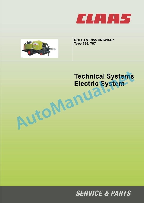 Claas Rollant 375 355 Rc Uniwrap (766) Balers Technical System EN 4 Claas Rollant 375 355 Rc Uniwrap (766) Balers Technical System EN - Image 4