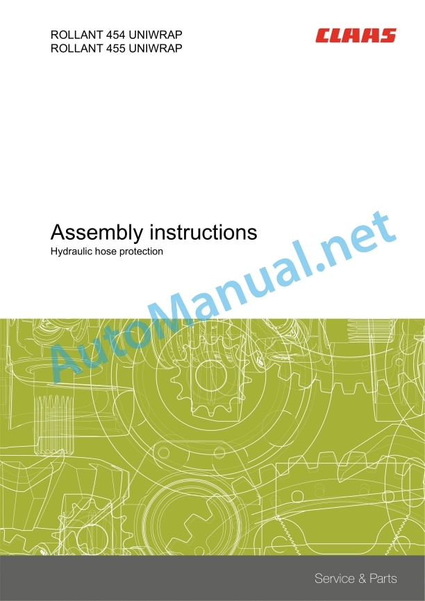 Claas Rollant 455 (761) Balers Assembly Instruction EN 13 Claas Rollant 455 (761) Balers Assembly Instruction EN - Image 13