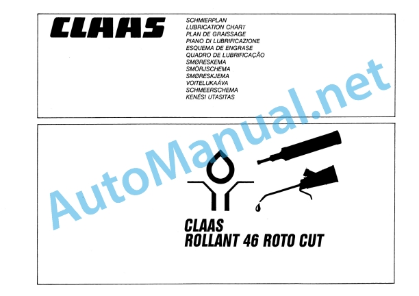 Claas Rollant 46 Roto Cut (046) Balers Operator Manual EN 3 Claas Rollant 46 Roto Cut (046) Balers Operator Manual EN - Image 3
