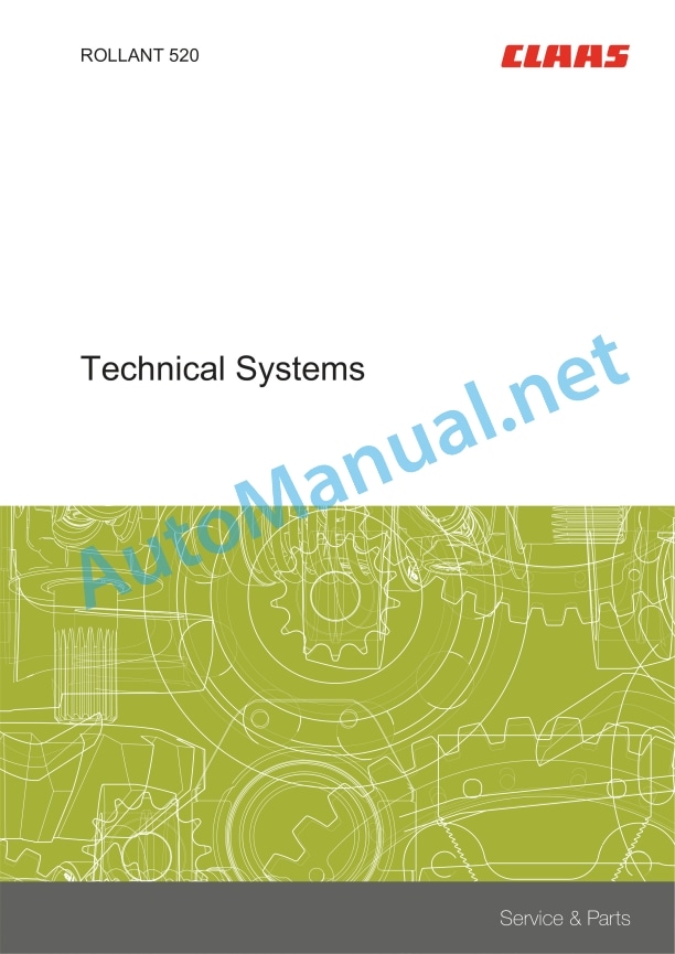 Claas Rollant 520, 340 (760) Balers Technical System EN 7 Claas Rollant 520, 340 (760) Balers Technical System EN - Image 7