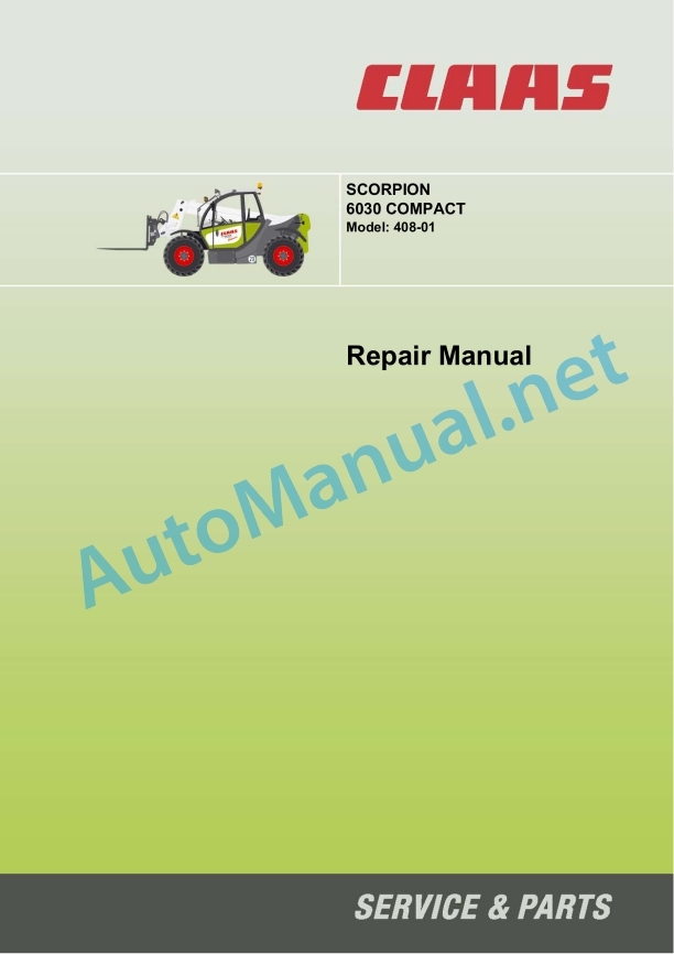 Claas Scorpion 6030 Cp (K10) Telehandlers Operator Manual EN 4 Claas Scorpion 6030 Cp (K10) Telehandlers Operator Manual EN - Image 4