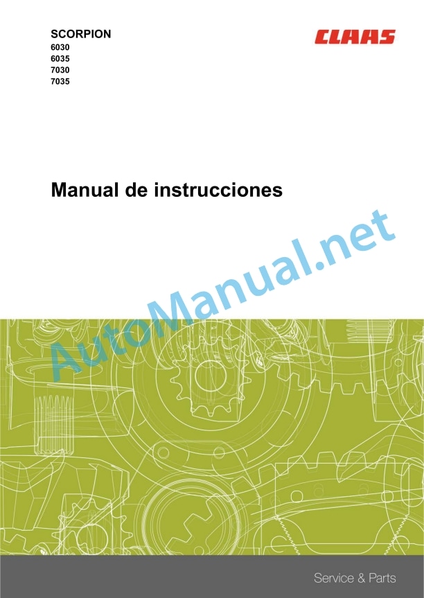 Claas Scorpion 6030 (K20) Telehandlers Operator Manual ES 2 Claas Scorpion 6030 (K20) Telehandlers Operator Manual ES - Image 2