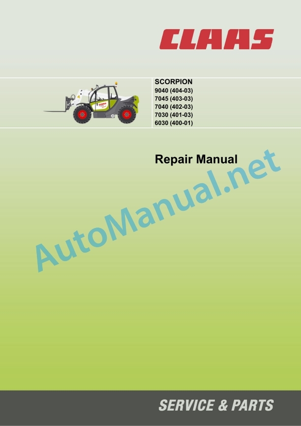 Claas Scorpion 7030 (K12) Telehandlers Technical System EN 2 Claas Scorpion 7030 (K12) Telehandlers Technical System EN - Image 2