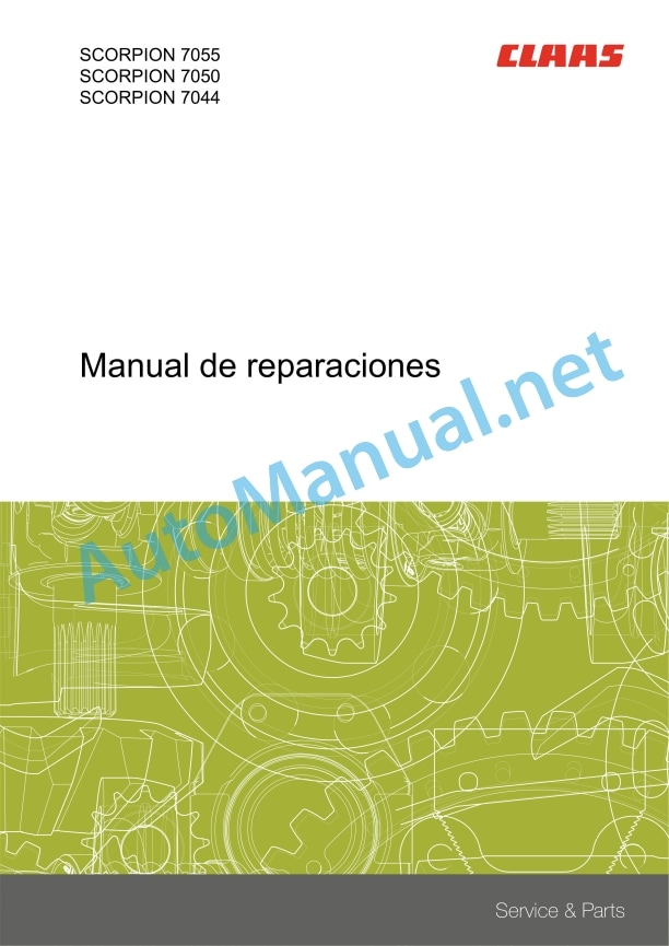 Claas Scorpion 7055 (K26) Telehandlers Repair Manual ES 2 Claas Scorpion 7055 (K26) Telehandlers Repair Manual ES - Image 2