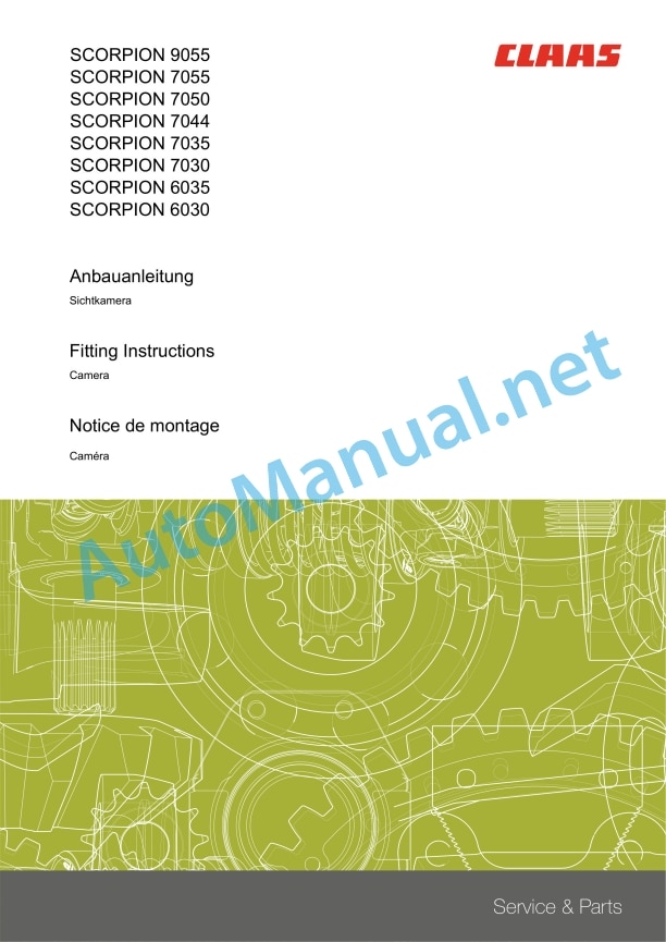 Claas Scorpion 9055 (K27) Telehandlers Assembly Instruction EN 22 Claas Scorpion 9055 (K27) Telehandlers Assembly Instruction EN - Image 22