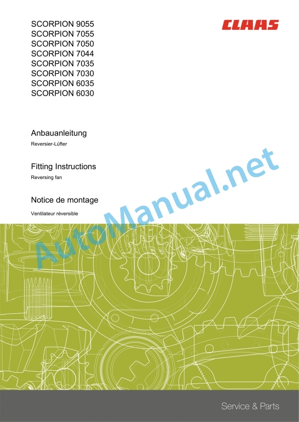 Claas Scorpion 9055 (K27) Telehandlers Assembly Instruction EN 37 Claas Scorpion 9055 (K27) Telehandlers Assembly Instruction EN - Image 37