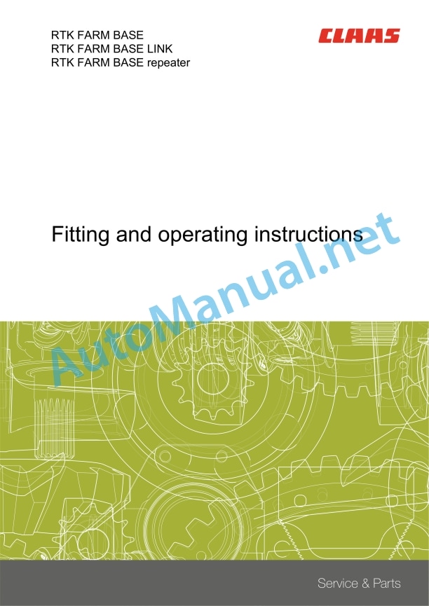 Claas Steering Systems Sensors Miscellaneo (Eas) Digital Solutions Operator Manual EN 20 Claas Steering Systems Sensors Miscellaneo (Eas) Digital Solutions Operator Manual EN - Image 20
