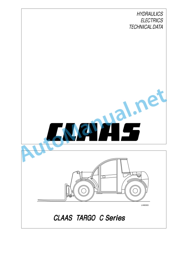 Claas Targo C50-C40 (506) Telehandlers Technical System EN 5 Claas Targo C50-C40 (506) Telehandlers Technical System EN - Image 5