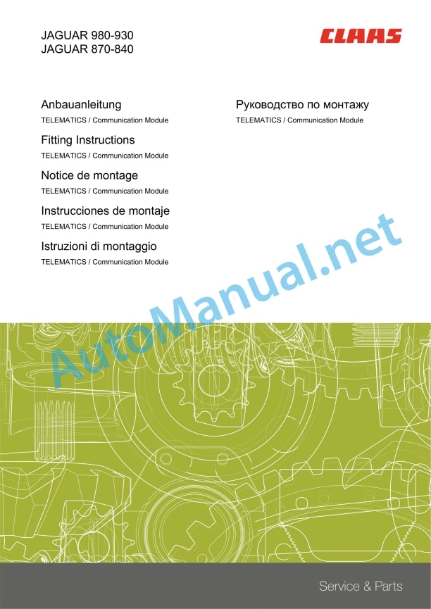 Claas Telematics Digital Solutions Assembly Instruction EN 8 Claas Telematics Digital Solutions Assembly Instruction EN - Image 8