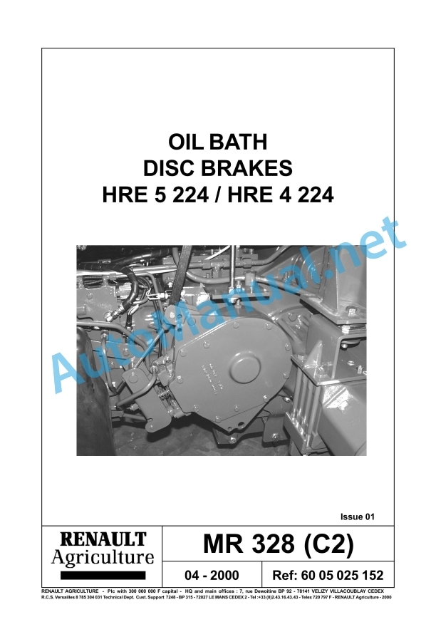 Claas Temis 650 630 610 Rx, X, Z (T05) Tractors Repair Manual EN 11 Claas Temis 650 630 610 Rx, X, Z (T05) Tractors Repair Manual EN - Image 11