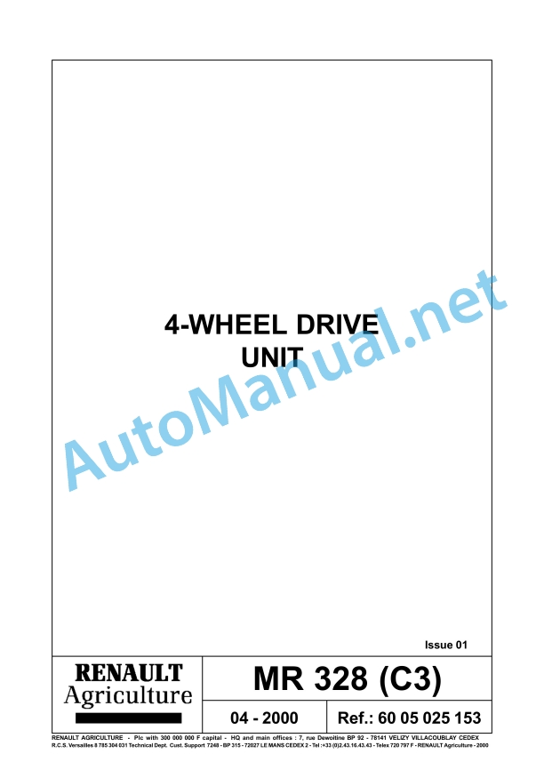 Claas Temis 650 630 610 Rx, X, Z (T05) Tractors Repair Manual EN 12 Claas Temis 650 630 610 Rx, X, Z (T05) Tractors Repair Manual EN - Image 12