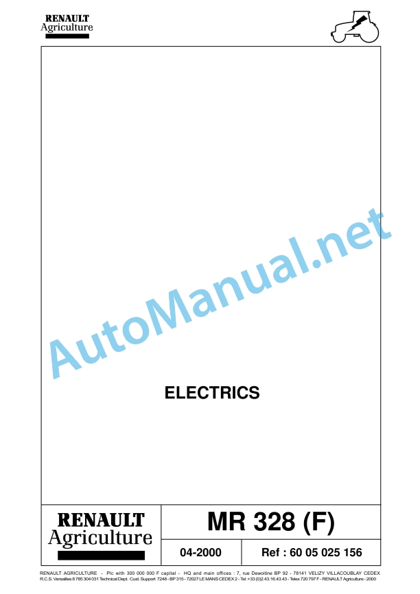 Claas Temis 650 630 610 Rx, X, Z (T05) Tractors Repair Manual EN 15 Claas Temis 650 630 610 Rx, X, Z (T05) Tractors Repair Manual EN - Image 15