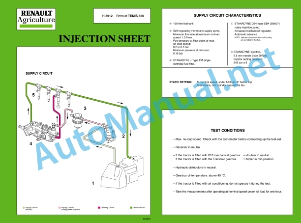 Alternative view of Claas Temis 650 630 610 Rx, X, Z (T05) Tractors Repair Manual EN