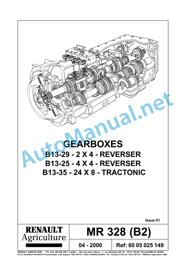 Claas Temis 650 630 610 Rx, X, Z (T05) Tractors Repair Manual EN 8 Claas Temis 650 630 610 Rx, X, Z (T05) Tractors Repair Manual EN - Image 8