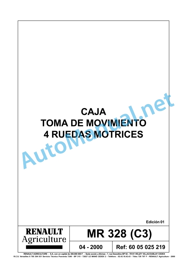 Claas Temis 650 630 610 Rx, X, Z (T05) Tractors Repair Manual ES 10 Claas Temis 650 630 610 Rx, X, Z (T05) Tractors Repair Manual ES - Image 10