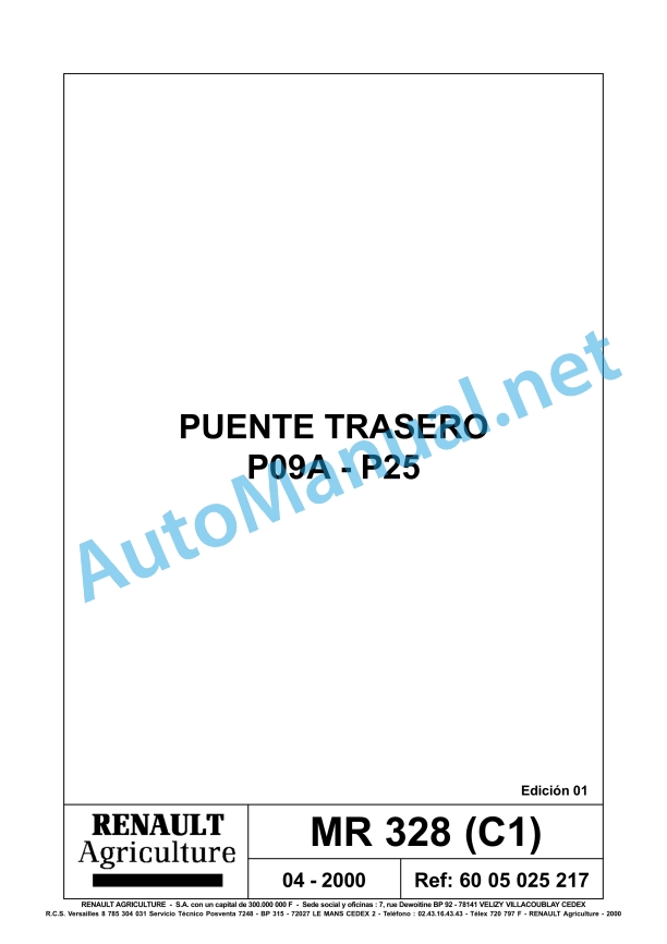 Claas Temis 650 630 610 Rx, X, Z (T05) Tractors Repair Manual ES 15 Claas Temis 650 630 610 Rx, X, Z (T05) Tractors Repair Manual ES - Image 15