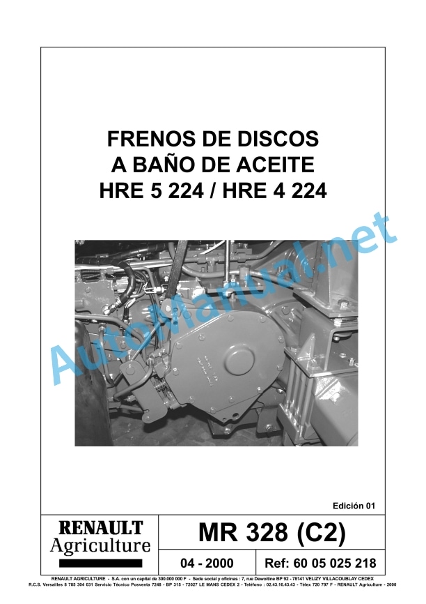 Claas Temis 650 630 610 Rx, X, Z (T05) Tractors Repair Manual ES 20 Claas Temis 650 630 610 Rx, X, Z (T05) Tractors Repair Manual ES - Image 20