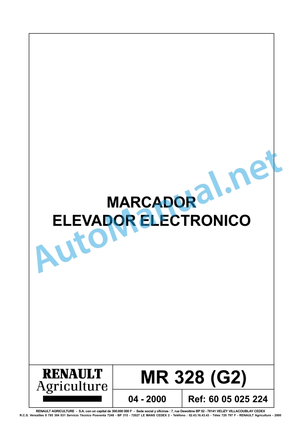Claas Temis 650 630 610 Rx, X, Z (T05) Tractors Repair Manual ES 3 Claas Temis 650 630 610 Rx, X, Z (T05) Tractors Repair Manual ES - Image 3
