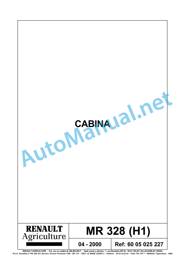 Claas Temis 650 630 610 Rx, X, Z (T05) Tractors Repair Manual ES 5 Claas Temis 650 630 610 Rx, X, Z (T05) Tractors Repair Manual ES - Image 5