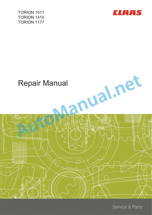 Claas Torion 1410 (K56) Wheel Loaders Repair Manual EN 2 Claas Torion 1410 (K56) Wheel Loaders Repair Manual EN - Image 2