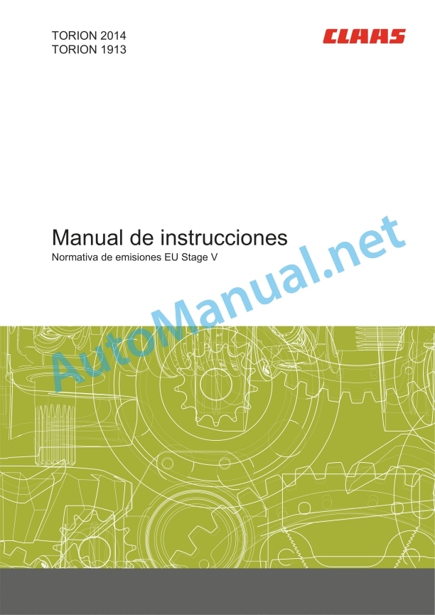Claas Torion 1913 (K62) Wheel Loaders Operator Manual ES 2 Claas Torion 1913 (K62) Wheel Loaders Operator Manual ES - Image 2