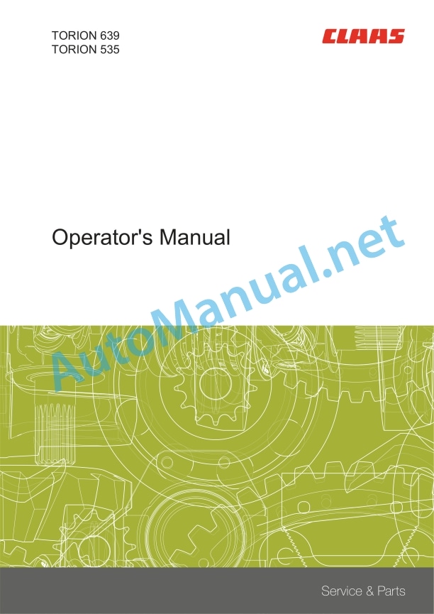 Claas Torion 535 (K50) Wheel Loaders Operator Manual EN 3 Claas Torion 535 (K50) Wheel Loaders Operator Manual EN - Image 3