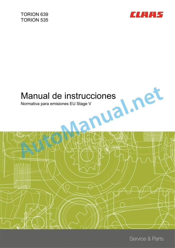 Claas Torion 535 (K50) Wheel Loaders Operator Manual ES 3 Claas Torion 535 (K50) Wheel Loaders Operator Manual ES - Image 3